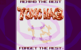 Toxic Mag #18 Intro Title